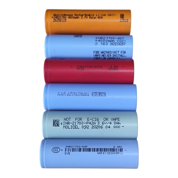 Нові Акумулятори різних виробників 21700 для PowerBank