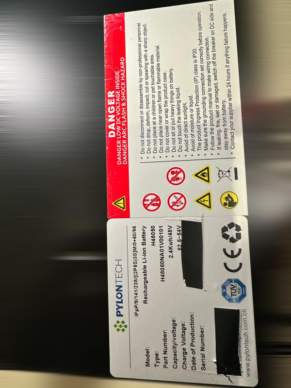 Акумулятор 48v PYLON TECH 2.4 kw