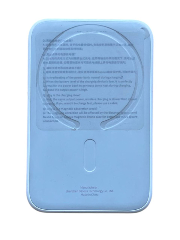 Power Bank Baseus Magnetic Bracket Mini 6000mAh 20W White
