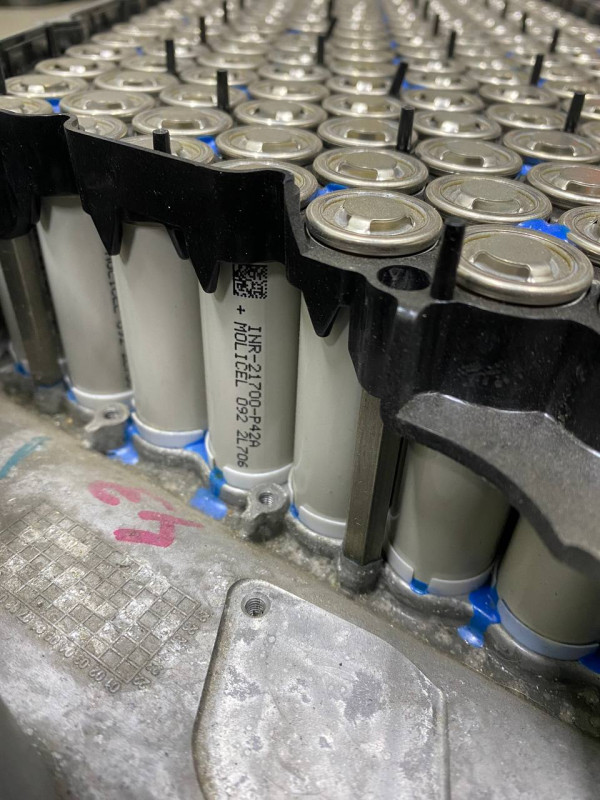 Збірка під демонтаж з елементами Molicel P42A Високострумовий(200 шт.)